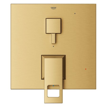 Grohe Eurocube Pressure Balance Valve Trim With 2-Way Diverter With Cartridge, Gold 29422GN0